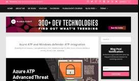 
							         Azure ATP and Windows defender ATP integration | Ammar Hasayen								  
							    