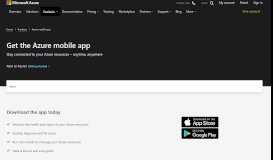 
							         Azure mobile app | Microsoft Azure								  
							    
