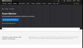 
							         Azure Monitor | Microsoft Azure								  
							    