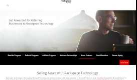 
							         Azure Partner Page - Rackspace								  
							    