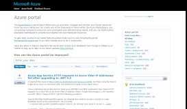 
							         Azure portal: Bugs (23 ideas) – Customer Feedback for Microsoft Azure								  
							    