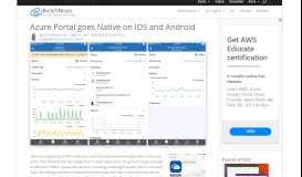 
							         Azure Portal goes Native on iOS and Android | Build Azure								  
							    