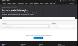 
							         Azure Products by Region | Microsoft Azure								  
							    