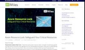 
							         Azure Resource Lock: Safeguard Your Critical Resources - 8KMiles								  
							    