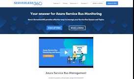 
							         Azure Service Bus Monitoring and Management | Serverless360								  
							    