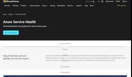 
							         Azure Service Health | Microsoft Azure								  
							    
