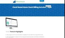 
							         Azure Stack Billing Solutions on Cloud Virtualization Platforms | Hybr								  
							    