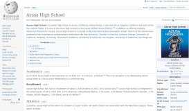 
							         Azusa High School - Wikipedia								  
							    