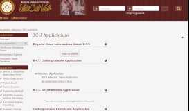 
							         B-CU Undergraduate Application - Main View | BCU Applications ...								  
							    