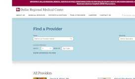 
							         B - Physician Directory | Dallas Regional Medical Center								  
							    