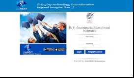 
							         B. S. Anangpuria Educational Institutes LOGIN PAGE								  
							    