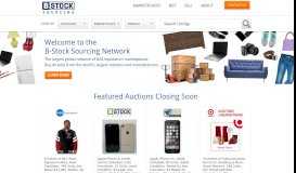 
							         B-Stock Sourcing Network - B-Stock Solutions								  
							    