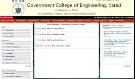 
							         B. Tech. ESE Question Paper - Government College of ...								  
							    