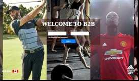 
							         B2B - Adidas								  
							    
