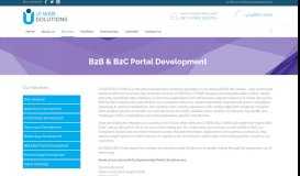 
							         B2B & B2C Portal Development - ui web solutions								  
							    