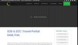 
							         B2B & B2C Travel Portal - eWeblink								  
							    