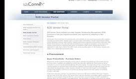 
							         B2B Connex Vendor Portal								  
							    