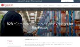 
							         B2B eCommerce Portals a Game Changer for Businesses ...								  
							    