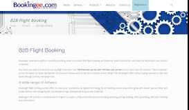 
							         B2B Flight Booking « Bookingee | Global Airfare Consolidator, 943 ...								  
							    