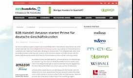 
							         B2B-Handel: Amazon startet Prime für deutsche Geschäftskunden ...								  
							    