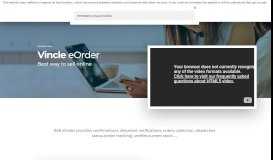 
							         B2B Portal | e-Order | Vincle								  
							    