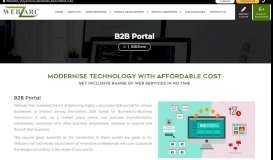 
							         B2B portal service providers in India | Webzarc								  
							    