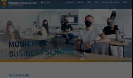 
							         B2B Projekte & Kooperationen - Munich Business School								  
							    
