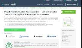 
							         B2B Sales Potential Test | Online B2B Sales Personality ...								  
							    