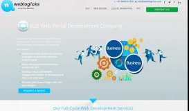 
							         B2B Web Portal Development Company - WebLogicks								  
							    