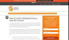 
							         B2C Content Marketing | Content Portal - Content Marketing Institute								  
							    