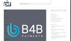 
							         B4B Payments has been announced as the new name for Payment Card ...								  
							    