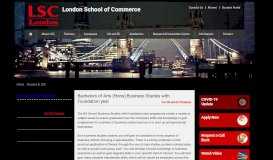 
							         BA Honors Degree In Business Management From London School Of ...								  
							    