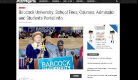 
							         Babcock University: Fees, Courses, Admission and Students Portal info								  
							    