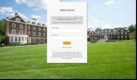 
							         Babson College: Babson Authentication								  
							    