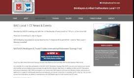 
							         BAC Local 1 CT News & Events | Bricklayers & Allied Craftworkers ...								  
							    