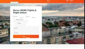
							         Bacau (BCM) - Flight Status, Maps & more - KAYAK								  
							    