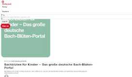 
							         Bachblüten für Kinder ~ Das große deutsche Bach-Blüten-Portal ...								  
							    