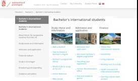 
							         Bachelor international students | Bachelor | Onderwijs ...								  
							    