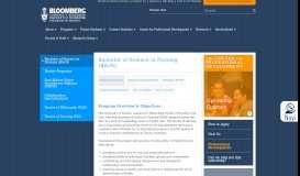 
							         Bachelor of Science in Nursing (BScN) - Lawrence S. Bloomberg ...								  
							    