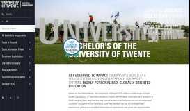
							         Bachelor of Science | University of Twente								  
							    