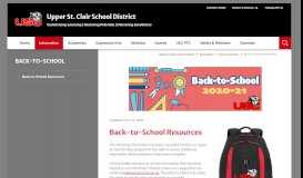 
							         Back-to-School / Back-to-School Resources								  
							    
