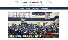
							         Back to school information in Infinite Campus - St. Francis Area Schools								  
							    