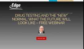
							         Background Screening and Drug Testing - Edge Information								  
							    