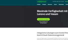 
							         Backup-Lösung für Lenovo-Speichersysteme - Veeam Software								  
							    