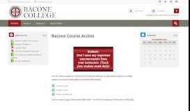 
							         Bacone College Online								  
							    