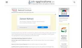 
							         Badcock Furniture Application, Jobs & Careers Online								  
							    