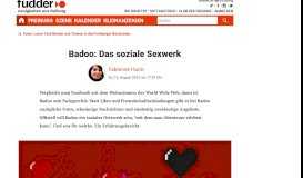 
							         Badoo: Das soziale Sexwerk - Freiburg - fudder.de								  
							    