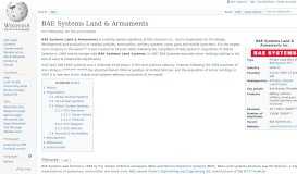 
							         BAE Systems Land & Armaments - Wikipedia								  
							    