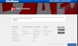 
							         BAE Systems Portal | MindSumo								  
							    