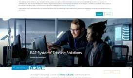 
							         BAE Systems' Training Solutions								  
							    